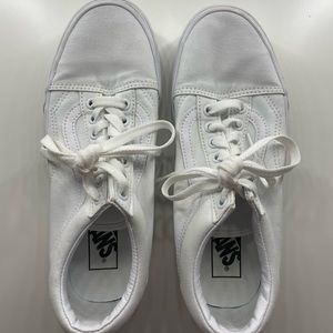 Womens Lace Up Vans- Size 8